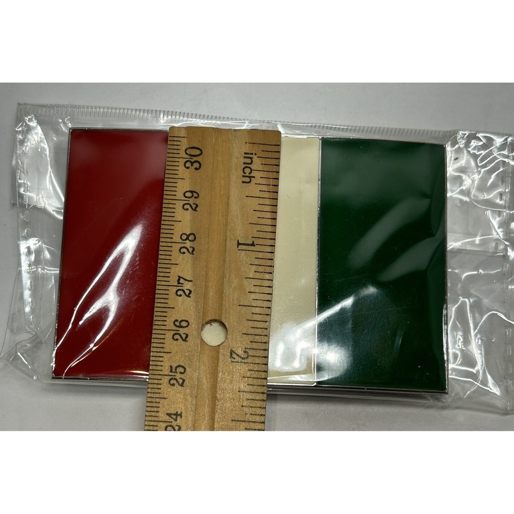 Italian Flag Belt‎ Buckle NOS 3.5" Italy Proud Italian Stallion - Picture 7 of 7